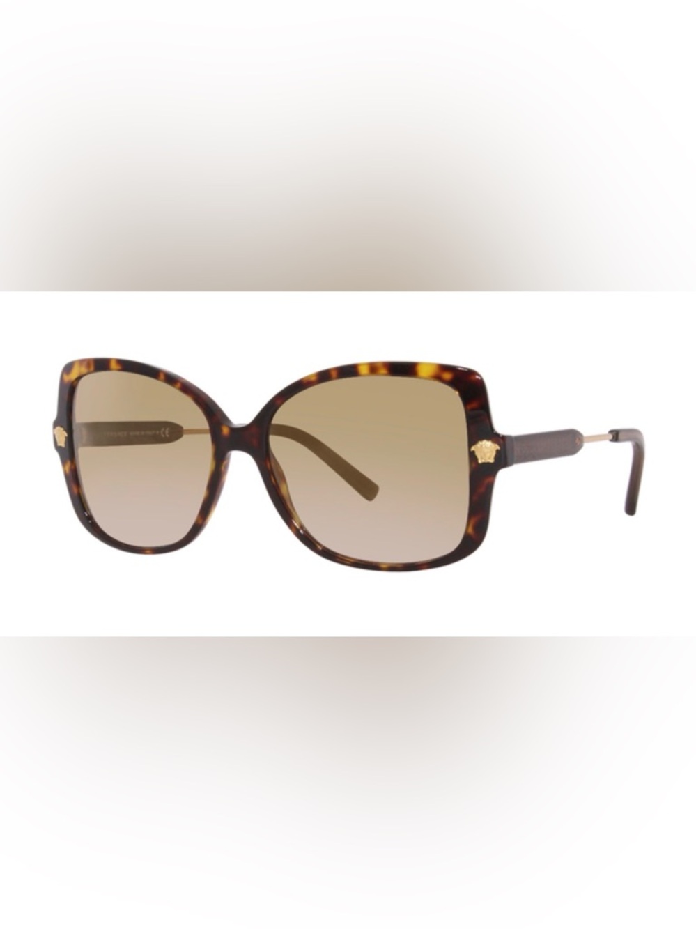 Versace Black sunglasses plus Case with Gold Lettering